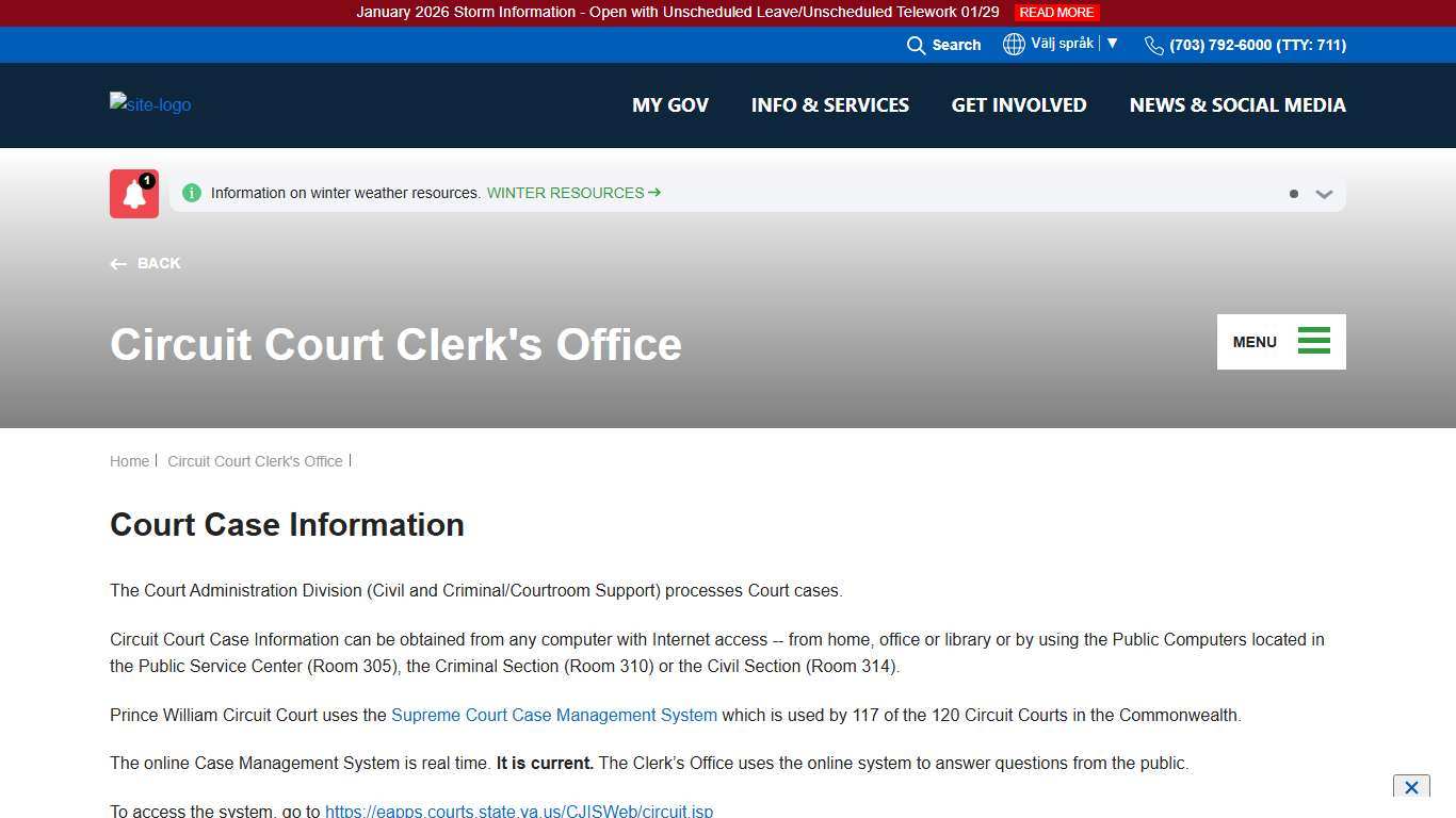 Court Case Information